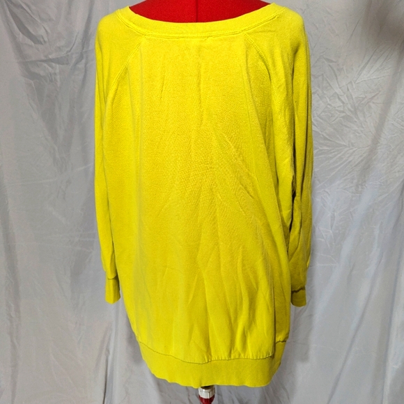 Yellow crew neck sweater - Picture 3 of 5
